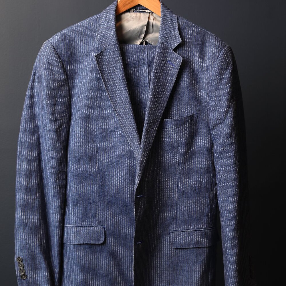 Pin stripe summer suit